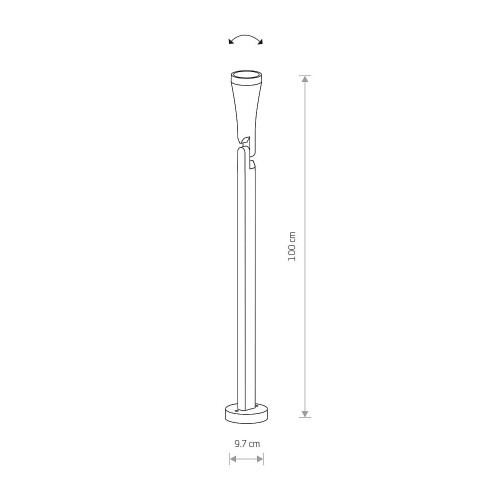 Світильник вуличний Nowodvorski 9563 Ottawa GU10 1x35W IP44 Gr ( 4011144 )