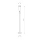 Світильник вуличний Nowodvorski 9563 Ottawa GU10 1x35W IP44 Gr ( 4011144 )