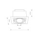Точечный светильник Nowodvorski 9575 Downlight GU10, ES111 1x15W IP20 Wh ( 4012130 )