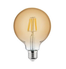 Лампа вінтажна світлодіодна (ретро) "RUSTIC GLOBE-6" 6W Filament led 2200К E27