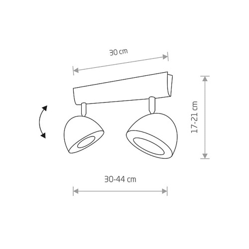 Спот Nowodvorski 9593 Vespa GU10, ES111 2x75W IP20 Wh ( 4011955 )
