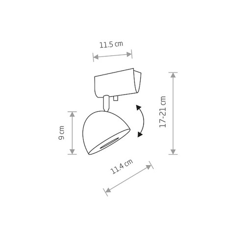 Спот Nowodvorski 9594 Vespa GU10, ES111 1x75W IP20 Wh ( 4011956 )