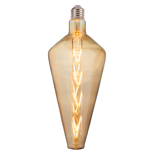 Лампа винтажная светодиодная (ретро) Filament led PARADOX 8W E27 2200К Янтар ( 4013948 )