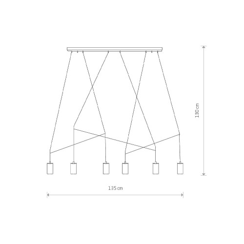 Люстра Nowodvorski 9675 Imbria GU10 6x35W IP20 Bl ( 4011552 )