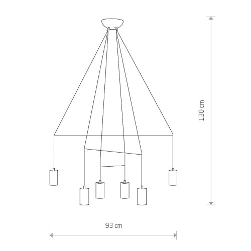 Люстра Nowodvorski 9677 Imbria GU10 6x35W IP20 Bl ( 4011554 )
