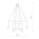 Люстра Nowodvorski 9677 Imbria GU10 6x35W IP20 Bl ( 4011554 )