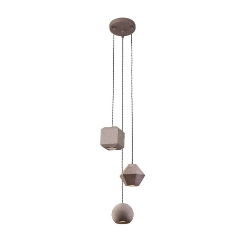 Подвесной светильник Nowodvorski 9695 Geometric GU10 3x35W IP20 Gr ( 4011560 )