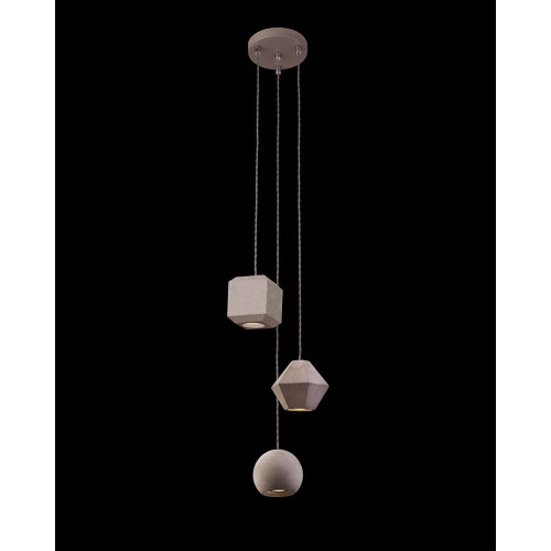 Подвесной светильник Nowodvorski 9695 Geometric GU10 3x35W IP20 Gr ( 4011560 )