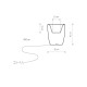 Світильник вуличний Nowodvorski 9711 Flowerpot E27 1x60W IP44 Wh ( 4011148 )