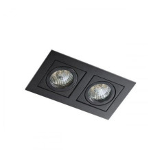 Точечный светильник Azzardo paco 2 black AZ0800 черный