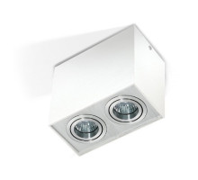 Точковий світильник Azzardo eloy 2 white/aluminium AZ1354