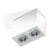 Точковий світильник Azzardo eloy 2 white/aluminium AZ1354