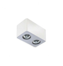 Точковий світильник Azzardo nino 2 white / aluminum AZ1386