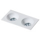 Точковий світильник Azzardo hugo 2 downlight white AZ1739 ( 4016583 )