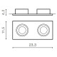 Точковий світильник Azzardo hugo 2 downlight white AZ1739 ( 4016583 )