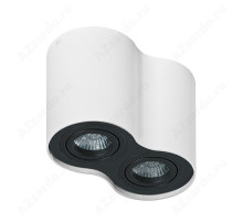 Точковий світильник Azzardo bross 2 white/black AZ1753