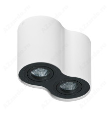 Точковий світильник Azzardo bross 2 white/black AZ1753