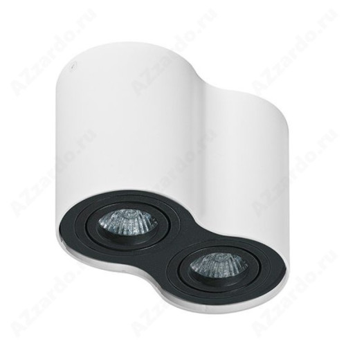 Точковий світильник Azzardo bross 2 white/black AZ1753 ( 4016454 )