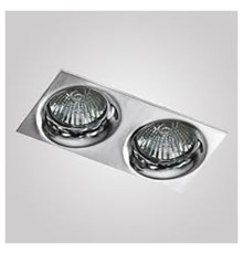 Точечный светильник Azzardo ivo square 2 chrome AZ1789 хром