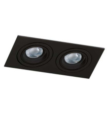 Точечный светильник Azzardo caro 2 square black AZ2437 черный