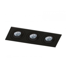 Точечный светильник Azzardo caro 3 square black AZ2440 черный