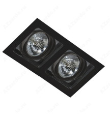  Точечный светильник Azzardo sisto 2 black / black AZ2809 черный