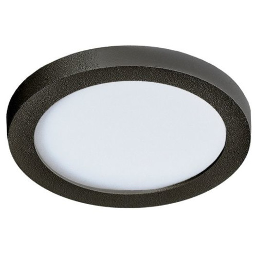 Точечный светильник Azzardo slim 9 round 4000k ip44 black AZ2835 черный ( 4016809 )