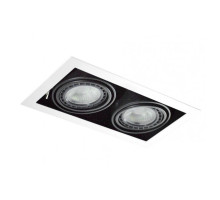 Точковий світильник Azzardo nova 2 white/black AZ2877