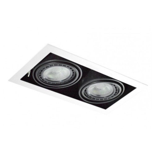 Точковий світильник Azzardo nova 2 white/black AZ2877 ( 4016712 )