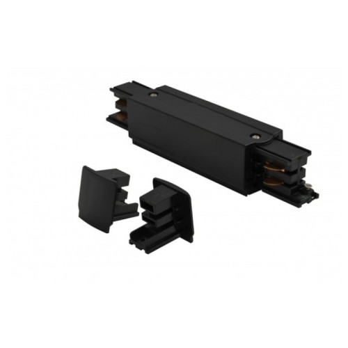 З'єднувач до трекової системи Azzardo track 3line power + 2x end cap black AZ2977 ( 4016840 )