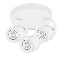 Спот Azzardo bross arm 3 round (white) AZ3504
