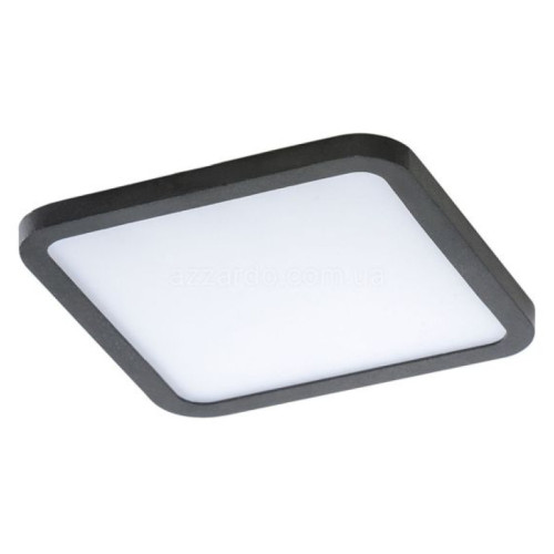 Светильник потолочный Azzardo slim 22 square 4000k ip44 black AZ4331 черный ( 4016805 )