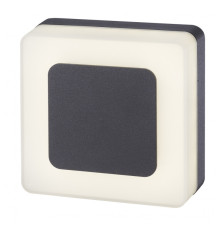 Уличный настенный светильник Azzardo enok square wall 4000k bk AZ4462