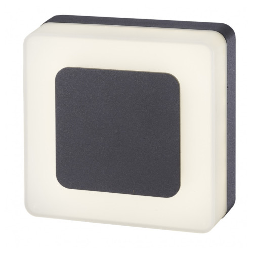Уличный настенный светильник Azzardo enok square wall 4000k bk AZ4462 ( 4016532 )