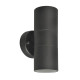 Вуличний настінний світильник Azzardo ulf 2 gu10 wall bk AZ4473 ( 4016847 )