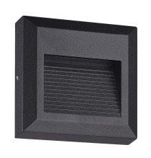 Вуличний настінний світильник Azzardo afi 4000k bk AZ4513