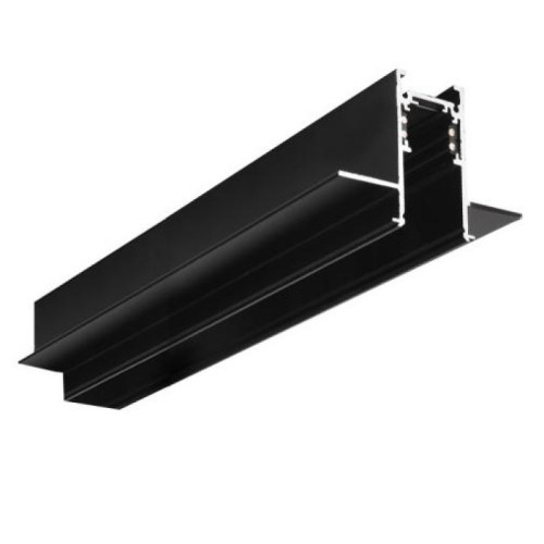 Магнітний шинопровід Azzardo alfa track magnetic52 1m gips2 + 2x end cap bk AZ4646 ( 4016400 )