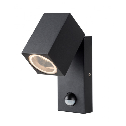 Уличный настенный светильник Azzardo goran sensor bk AZ4695 с датчиком движения ( 4016574 )