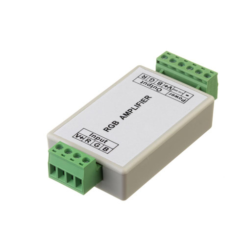 LED підсилювач світлодіодний RGB 12А-144Вт (пластик) ( 1009385 )