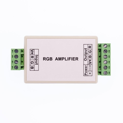 LED підсилювач світлодіодний RGB 12А-144Вт (пластик) ( 1009385 )