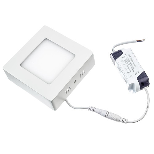 Светодиодный светильник настенно-потолочный 6 Вт квадратный 3000К IP20 ( 1009629 )