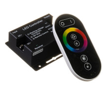 LED контролер світлодіодний RGB 24 А (Radio 6 кнопок) чорний 