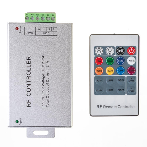 LED контролер світлодіодний RGB 24А-288Вт (RR 20 кнопок) ( 1009689 )