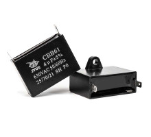 Конденсатор JYUL CBB-61 1,5 мкФ mF 630 VAC квадратний корпус-клеми