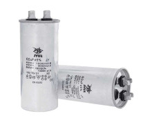 Конденсатор CBB-65 120 мкФ mF 450 VAC (±5%) JYUL (65х130 mm) алюмінієвий корпус