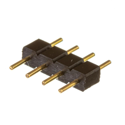 Конектор для світлодіодної стрічки RGB 12V 10mm тато/4 pin ( 1012324 )