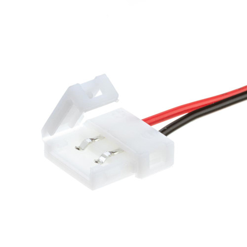 Коннектор для cветодиодной ленты 12V 10mm провод/2 зажима ( 1012436 )