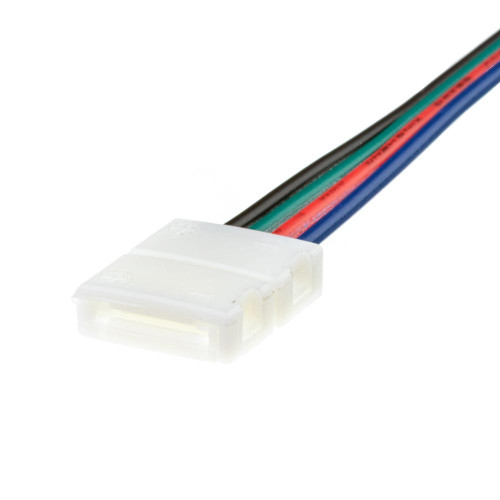 Коннектор для cветодиодной ленты RGB 12V 10mm провод/зажим ( 1012438 )