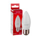 LED лампа Е27 С37 7W теплая белая 3000К SIVIO ( 1012807 )