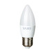 LED лампа Е27 С37 7W теплая белая 3000К SIVIO ( 1012807 )
